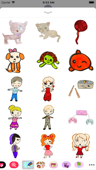 Kawaii Pets & Friends Stickers screenshot 3