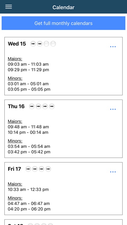 Fishing Times Calendar screenshot-3