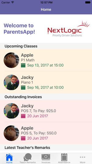 StudentLogic ParentsApp