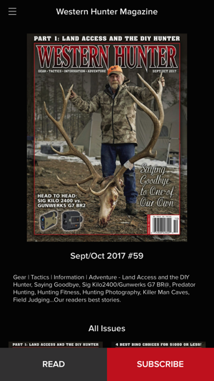 Western Hunter Magazine