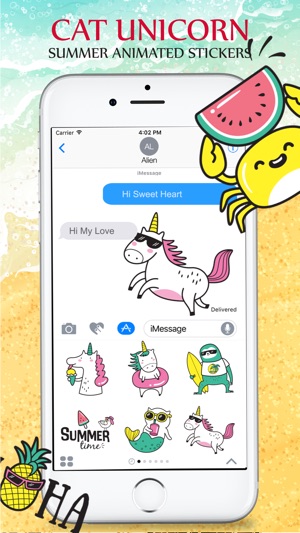 Animated Cat Unicorn Stickers(圖5)-速報App