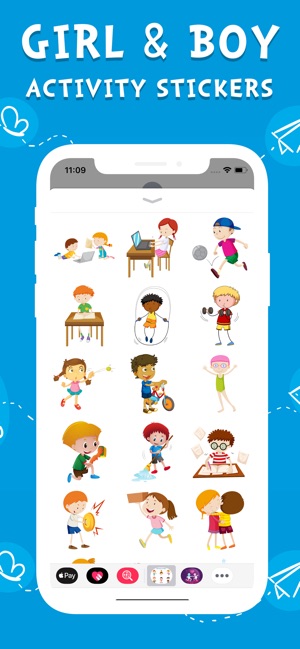 Girl & Boy Activity Stickers(圖3)-速報App