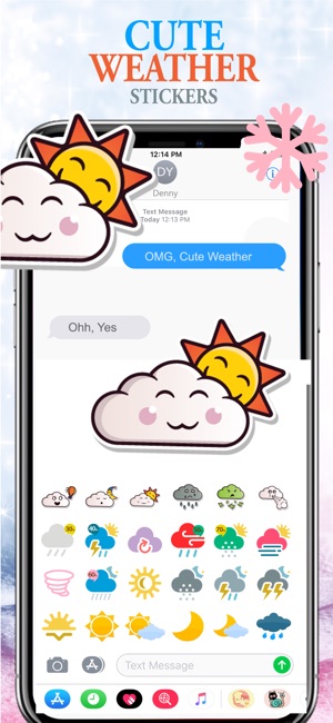 Lovely Weather Stickers(圖5)-速報App