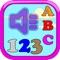Icon ABC 123 Alphabet numbers sound