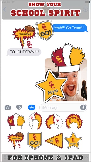 USC Trojans Stickers for iMessage