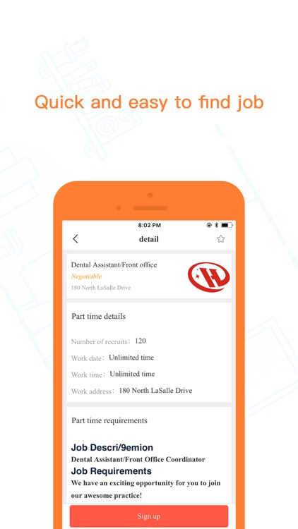 QJob -Quick part-time platform