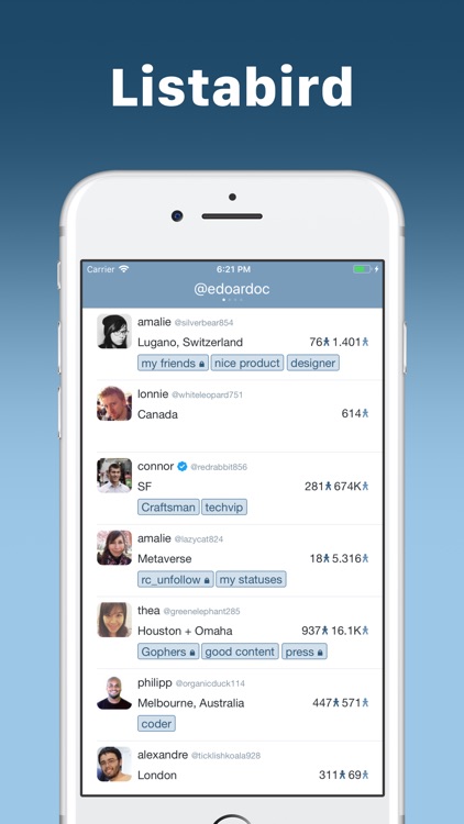 Listabird screenshot-0