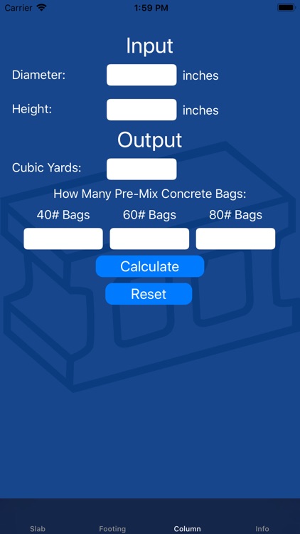 Concrete Calc Mobile