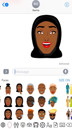 Afrimoji Afro-Caribbean Emojis(圖2)-速報App