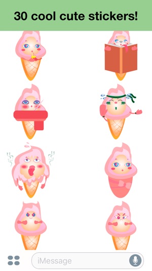 Ice cream - Cute stickers(圖4)-速報App