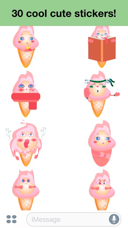 Ice cream - Cute stickers screenshot-3
