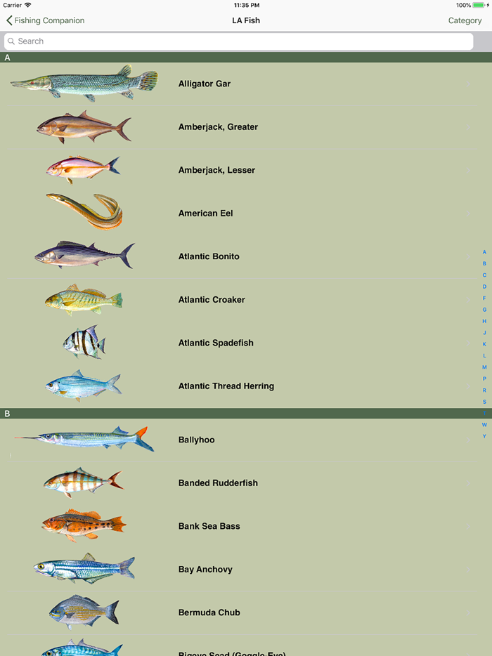 AL Saltwater Fishing Companion