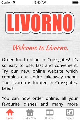 Livorno Pizza. screenshot 2