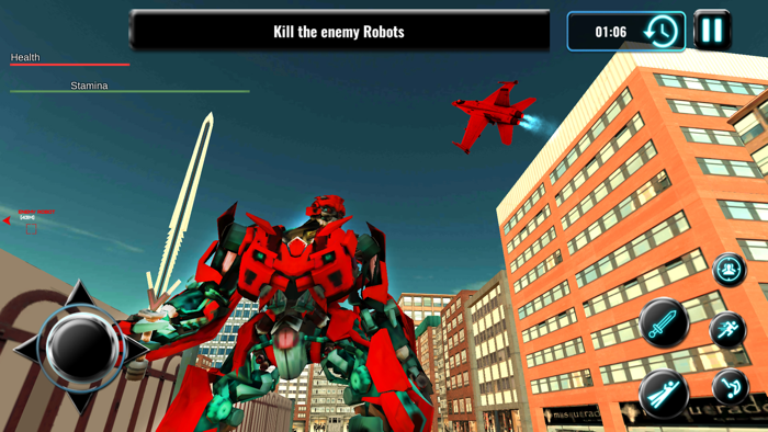 Air Robot Battle Game