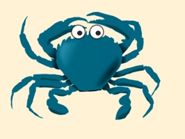 Crabby Crab Stickers