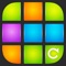 Make beats and music by tapping colourful pads