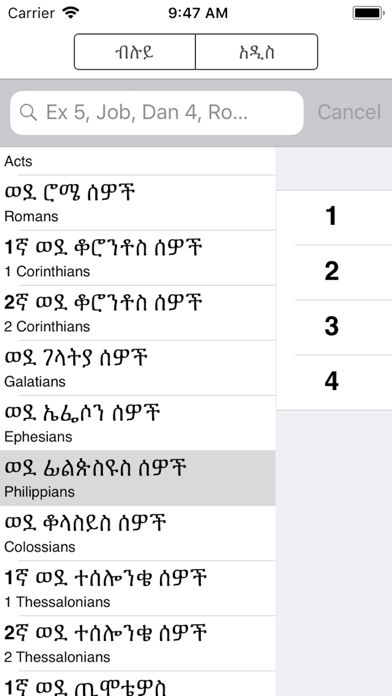 Amharic Bible with Audio Screenshot 2
