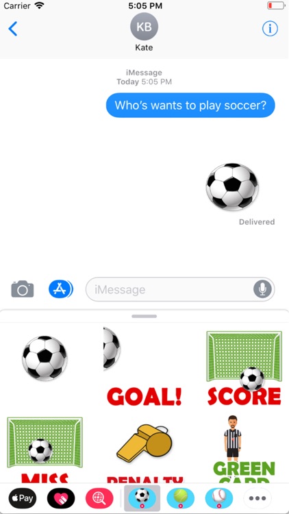 Animated Soccer Stickers