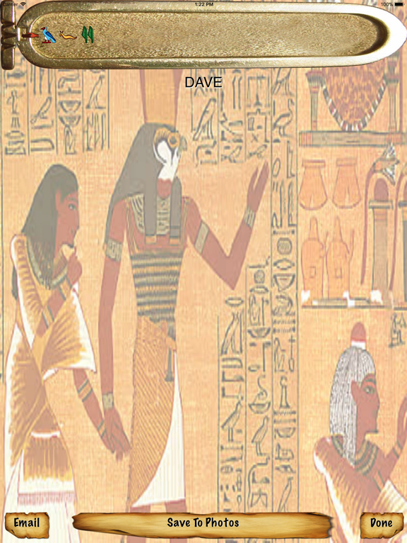 Egyptian Name in Hieroglyphicsのおすすめ画像2