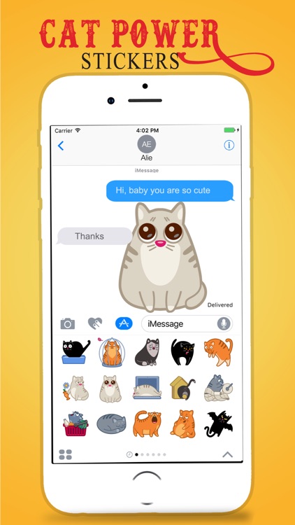 Midnight Cat Power Stickers Pack screenshot-4