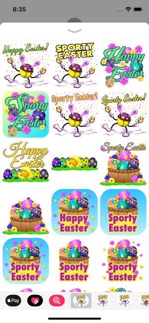 Easter Softball Stickers(圖2)-速報App