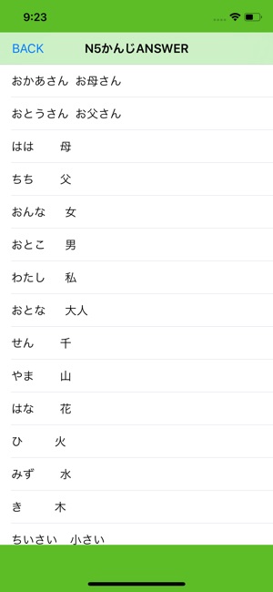 JLPT Test N5 Kanji(圖2)-速報App