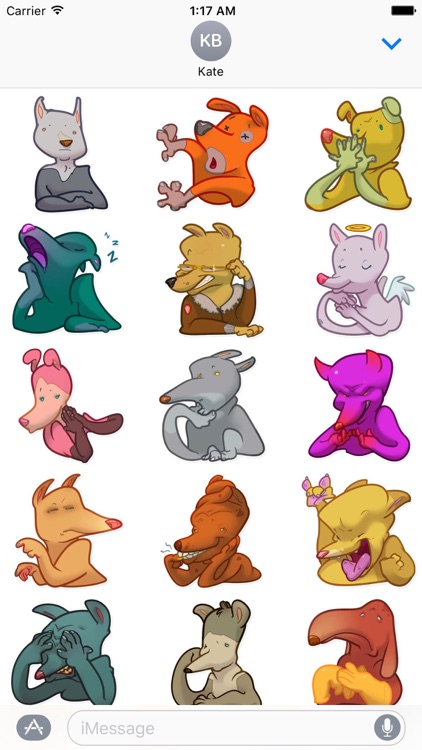 Thirty Shades of Dog Stickers