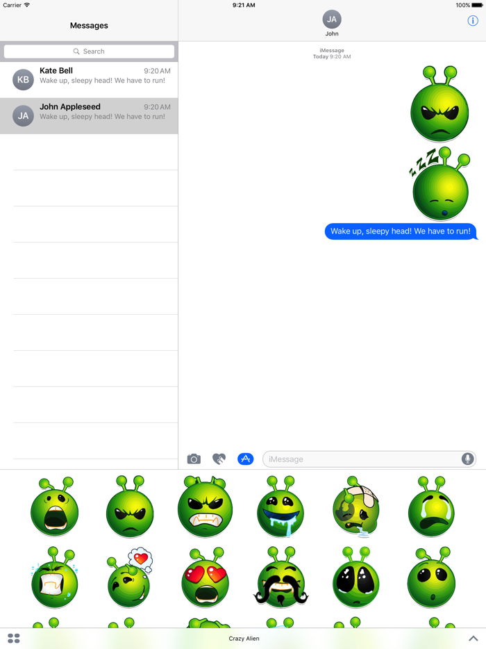 Crazy Alien Emoji