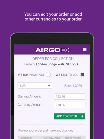 AIRGOFX - Travel Money Online screenshot 3