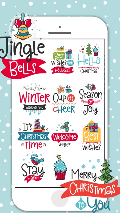 Typography Card MerryChristmas screenshot 2