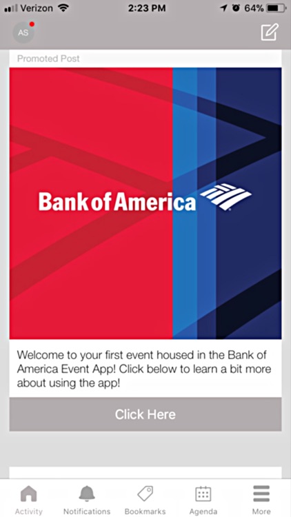 Bank of America Events