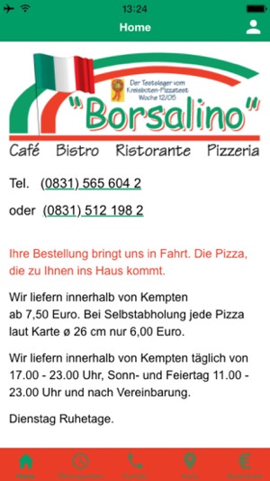 Pizza Borsalino Kempten