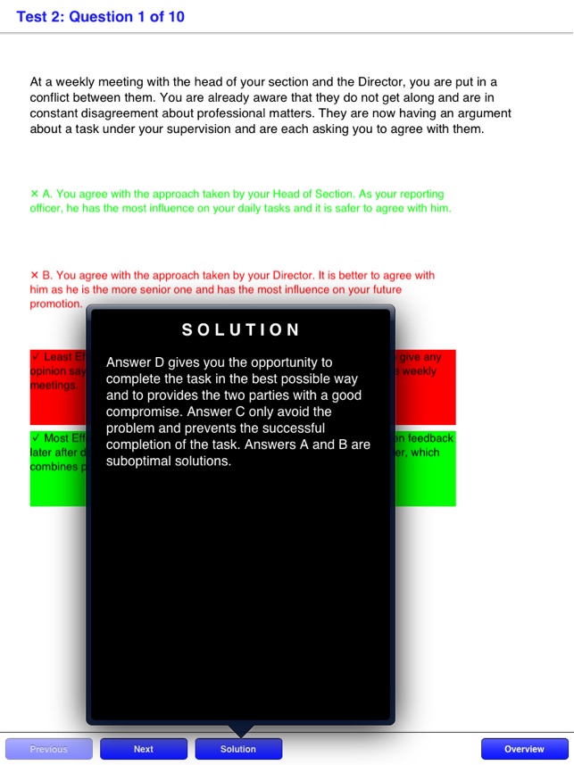 EPSO: Situational Judgement(圖5)-速報App