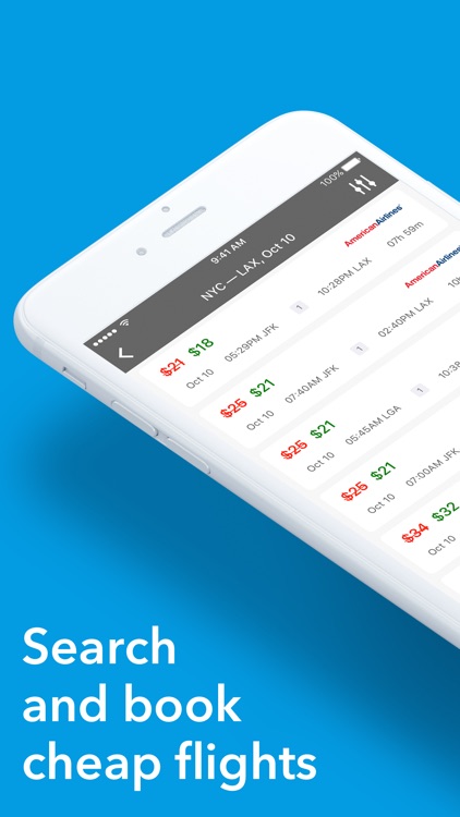 Cheap flights — All airlines