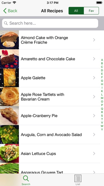 Planet Recipe for iPhone