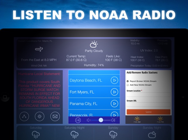 Weather Tune : NOAA Radio and Live Storm Alerts(圖2)-速報App