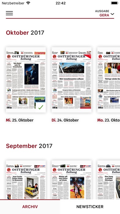 Ostthüringer Zeitung E-Paper screenshot 3