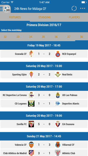 24h News for Málaga CF(圖3)-速報App