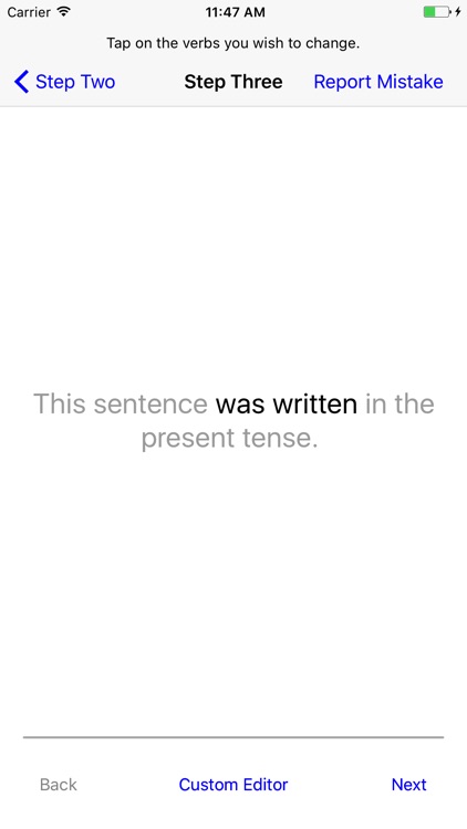 Tense Tool for Writers