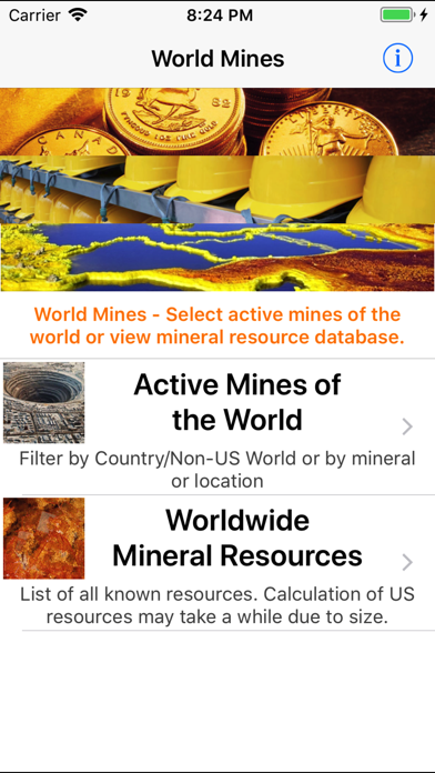 How to cancel & delete World Mines Mineral Resources from iphone & ipad 1