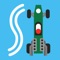 Exciting arcade racing game with a simple mechanic: tap to turn - follow the track and don’t hit the edge