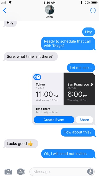 Time There: iMessage Edition screenshot 2