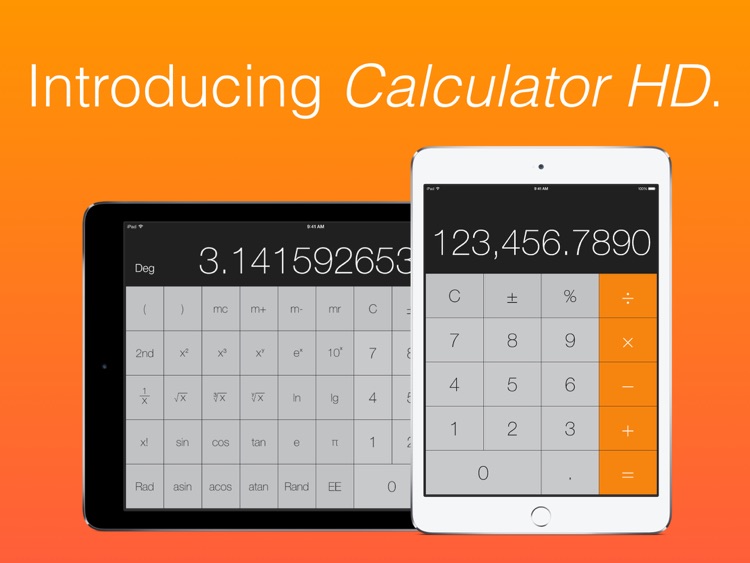Calculator HD (for iPad) screenshot-4