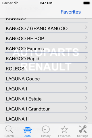 Autoparts for Renault screenshot 2