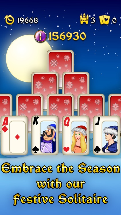 Christmas Solitaire Tri-Peaks