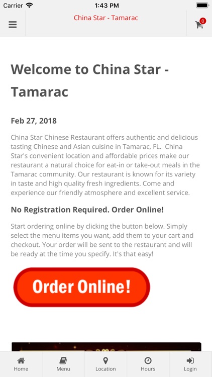 China Star Tamarac