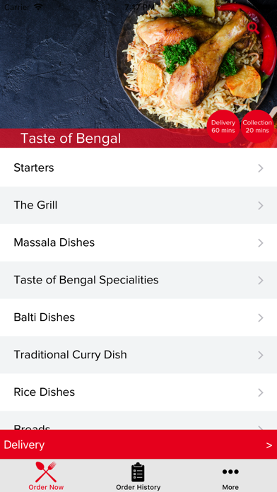 How to cancel & delete Taste of Bengal Connahs Quay from iphone & ipad 2