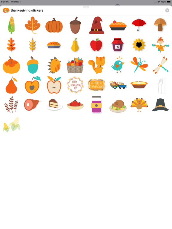 Ultimate Thanksgiving Stickers screenshot 3