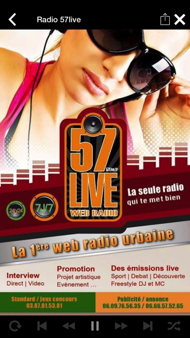 Radio 57live screenshot 2