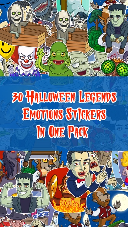 Halloween Legends Stickers !